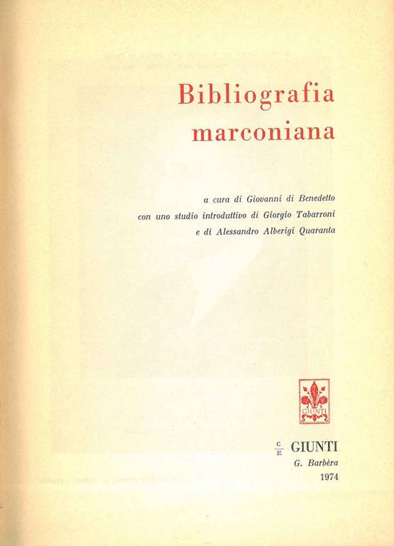 STUDIO BIBLIOGRAFICO ORFEO LIBRERIA ANTIQUARIA S.A.S.