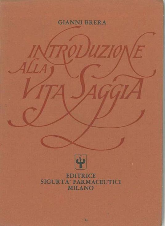 Introduzione alla vita saggia - Gianni Brera - copertina