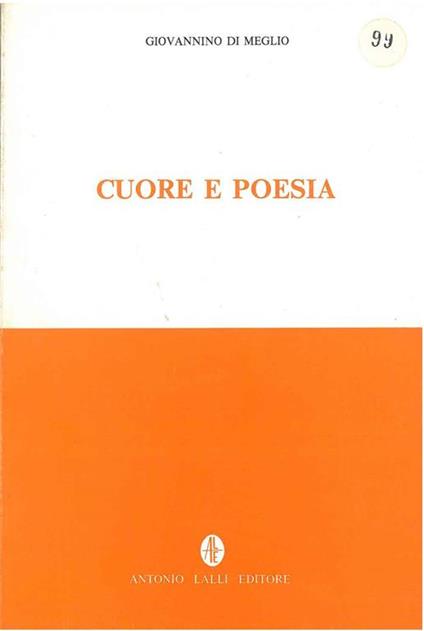 Cuore e poesia - Giovanni Di Meglio - copertina