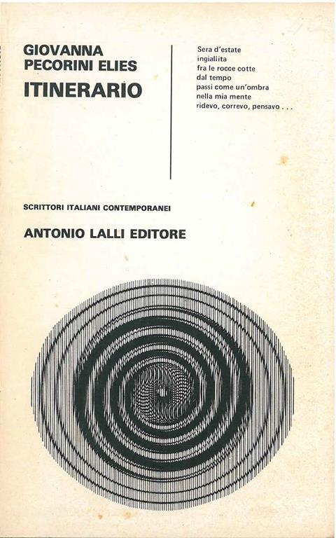 Itinerario - copertina