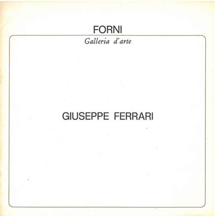 Giuseppe Ferrari - Giorgio Ruggeri - copertina