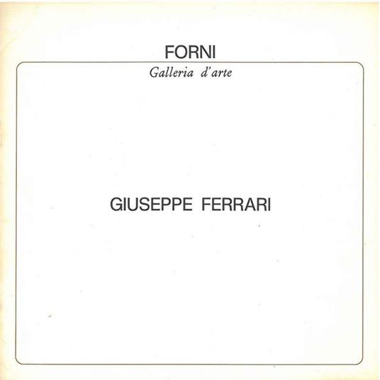 Giuseppe Ferrari - Giorgio Ruggeri - copertina