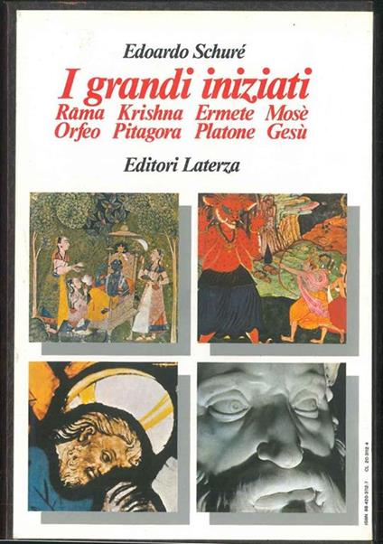 I Grandi iniziati. Rama, Krishna, Ermete Mosé, Orfeo, Pitagora Platone, Gesù - Edoardo Schuré - copertina