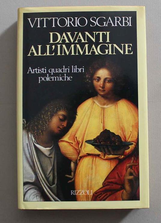 Davanti all'immagine - Vittorio Sgarbi - copertina