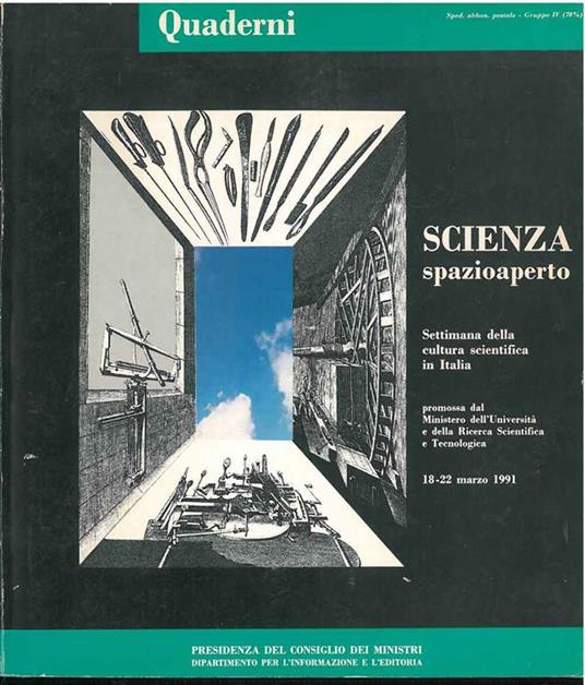 Scienza: Spazioaperto. Settimana della cultura scientifica in Italia. in Quaderni di Vita Italiana - copertina