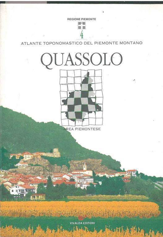 Quassolo. Atlante toponomastico del Piemonte montano - copertina