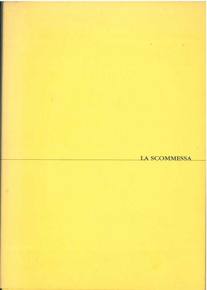 La scommessa - Marisa Zoni - copertina