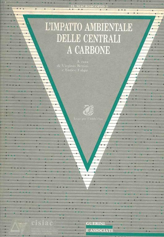 L' impatto ambientale delle centrali a carbone - Virginio Bettini - copertina