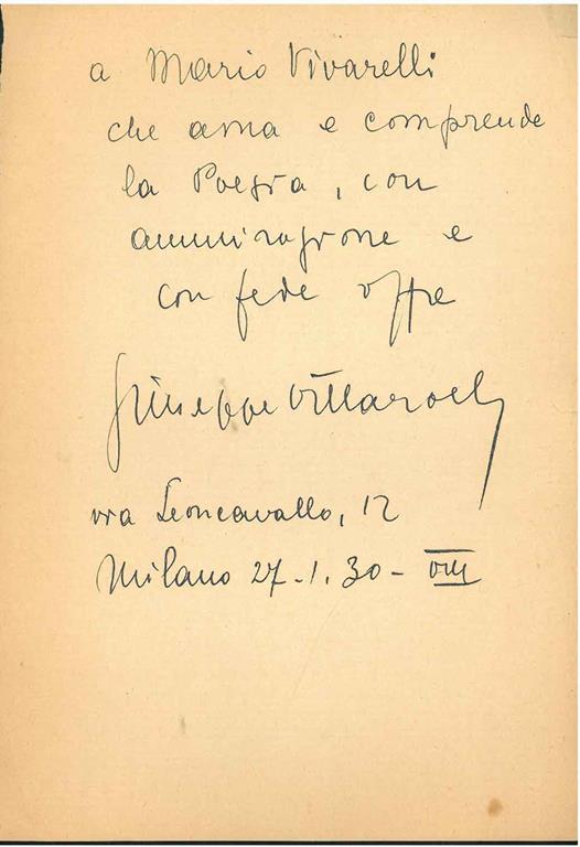 STUDIO BIBLIOGRAFICO ORFEO LIBRERIA ANTIQUARIA S.A.S.