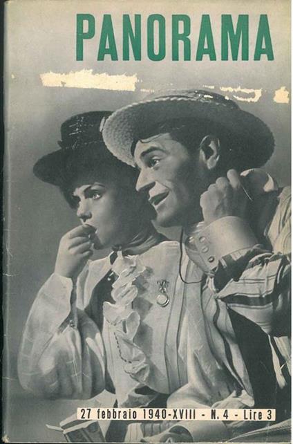 Panorama. Anno II, volume I, fascicolo 4 - copertina