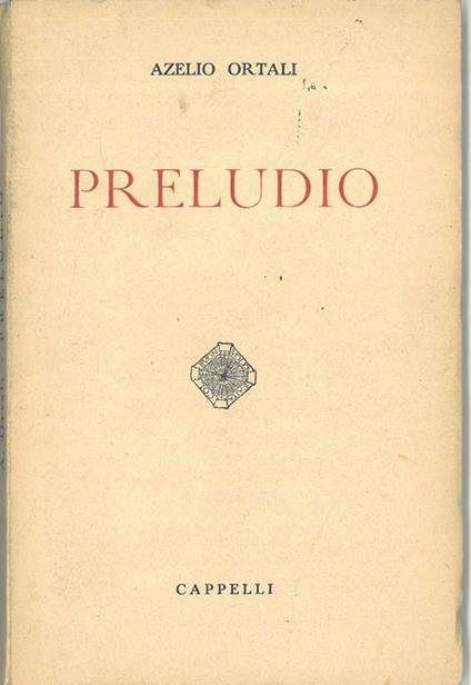 Preludio - Azelio Ortali - copertina