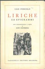 Liriche ed epigrammi Introduz. e note di E. Chioboli