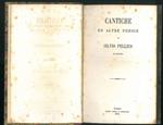 Cantiche e altre poesie