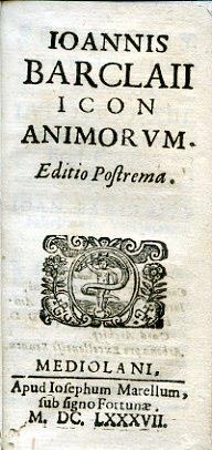 Icon Animorum. Editio Postrema - John Barclay - copertina