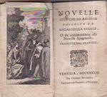 Novelle istoriche ed amorose raccolte da Madamigella Barbier, o sia continuazione alle Novelle Spagnuole. Tradotte dal francese