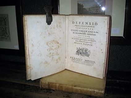Defensio Declarationis Conventus Cleri Gallicani an. 1682 De Ecclesiastica Potestate - Jacques-Bénigne Bossuet - copertina