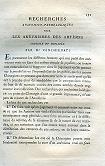 Recherches anatomico pathologiques sur les aneurismes des artéres crurale et poplitée