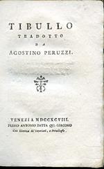 Tibullo tradotto da Agostino Peruzzi