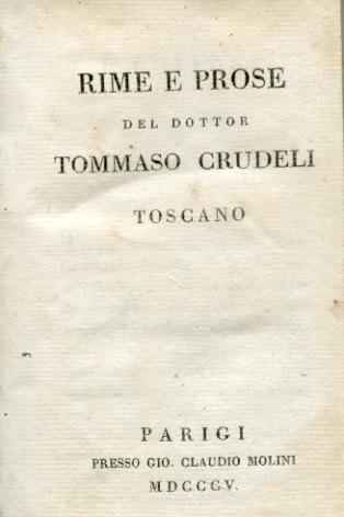Rime e prose
