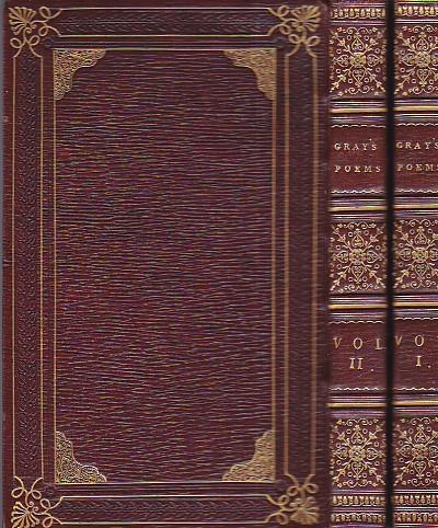 The Works containing his Poems, and Correspondence with several eminent literary characters. To which are added, Memoirs of Life and Writings by W. Mason. The fourth edition, carefully corrected. In two volumes - Thomas Gray - copertina