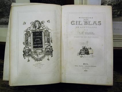 Histoire de Gil Blas de Santillane. Vignettes par Jean Gigoux - A.-René Lesage - copertina