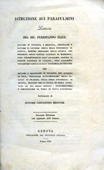 Istruzione sui parafulmini. Lettera indirizzata al pittore Costantino Dentone. Seconda edizione con aggiunte dell'Autore