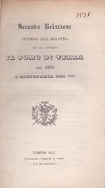 Seconda Relazione intorno alla malattia che ha sofferto il pomo di terra nel 1845 e ricomparsa nel 1846