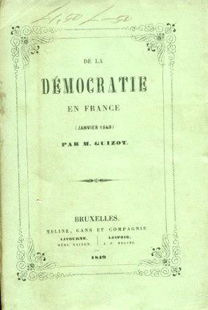 De la Démocratie en France (janvier 1848)