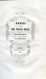 Avvisi a chi vuol pigliar moglie. Continuazione degli Ammonimenti di Tionide