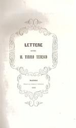 Lettere sopra il Tirolo tedesco