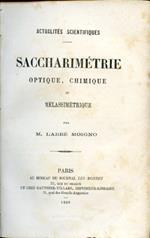 Saccharimétrie optique, chimique et mélassimétrique