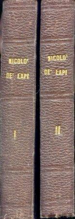 Niccolò De'Lapi ovvero i Palleschi e i Piagnoni - Massimo D'Azeglio - copertina