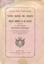 La Real Chiesa Parrocchiale di Nostra Signora del Carmine e del Beato Amedeo IX di Savoia descritta