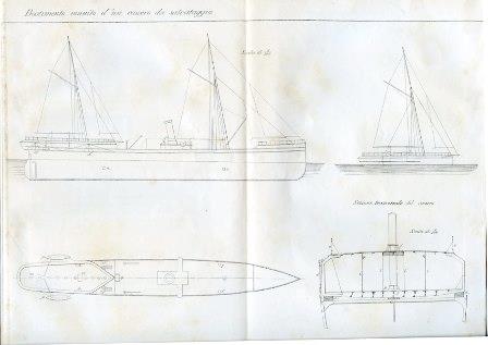 Ruggero Loria e Corrado Lancia almiranti di casa Aragona. In: Rivista Marittima. Settembre 1876. Anno IX. Fascicolo IX
