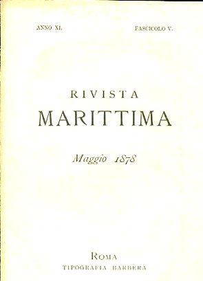 Rivista Marittima. Anno XI. Fascicolo V. Maggio 1878 - copertina