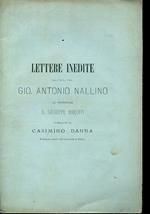 Lettere inedite al professore D. Giuseppe Baruffi pubblicate da Casimiro Danna professore emerito all'Unversità di Torino