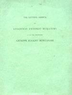Tre lettere inedite di Lodovico Antonio Muratori e una del professore Giuseppe Ignazio Montanari