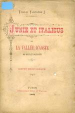 Junie et Italicus ou la Vallée d'Aoste au siécle d'Auguste. Récit historique
