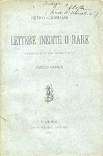Lettere inedite o rare pubblicate ed annotate da Emilio Costa
