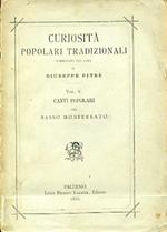 Canti popolari del Basso Monferrato raccolti ed annotati da Giuseppe Ferraro