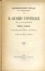 Rappresentazioni popolari in Piemonte. Il Giudizio Universale in Canavese. Pubblicato e commentato da Costantino Nigra e Delfino Orsi