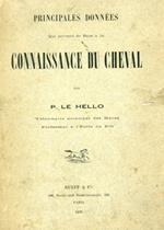 Principales données qui servent de Base à la Connaissance du Cheval