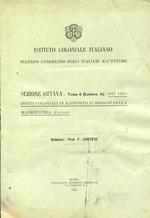 Istituto Coloniale Italiano. Secondo congresso degli Italiani all'estero. Sezione ottava Tema 6 (Lettera A). Dei prodotti coloniali in rapporto ai bisogni della madrepatria (caucciù)
