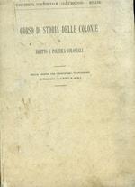 Corso di storia delle colonie e diritto e politica coloniale