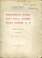 Bibliografia ragionata della guerra delle nazioni. Con una lettera di Antonio Salandra. Numeri 1 - 1000 (scritti anteriori al 1° marzo 1916)