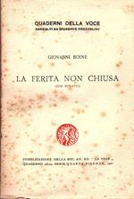 La ferita non chiusa