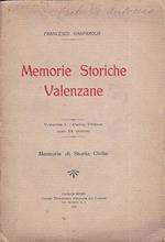 Memorie storiche valenzane. Vol. I. Memorie di storia civile