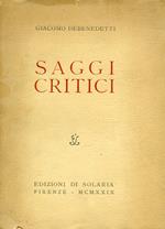 Saggi critici (serie prima)