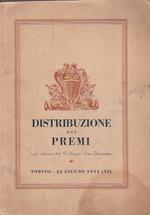 Distribuzione dei premi agli alunni del Collegio S. Giuseppe. Torino, 22 giugno 1933