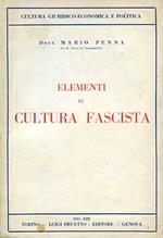 Elementi di cultura fascista